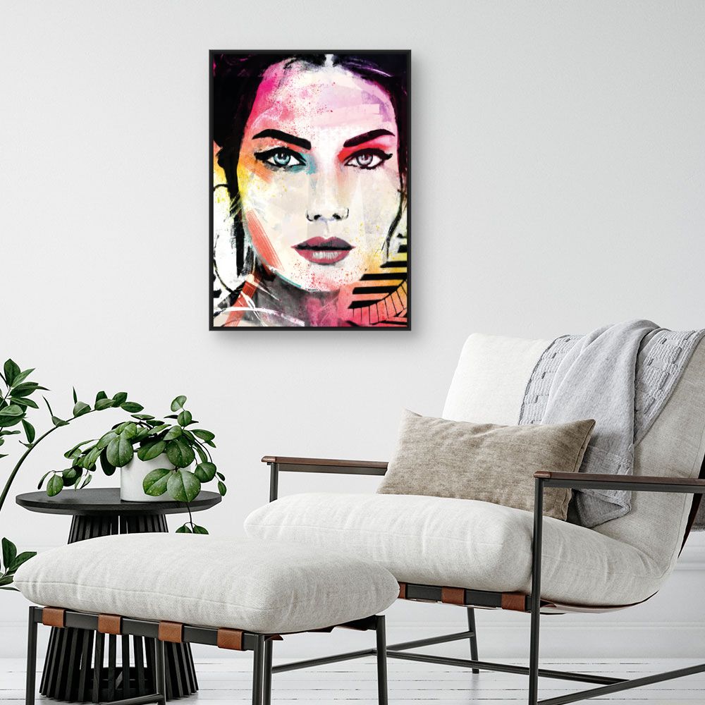 Tableau Portrait éclatant