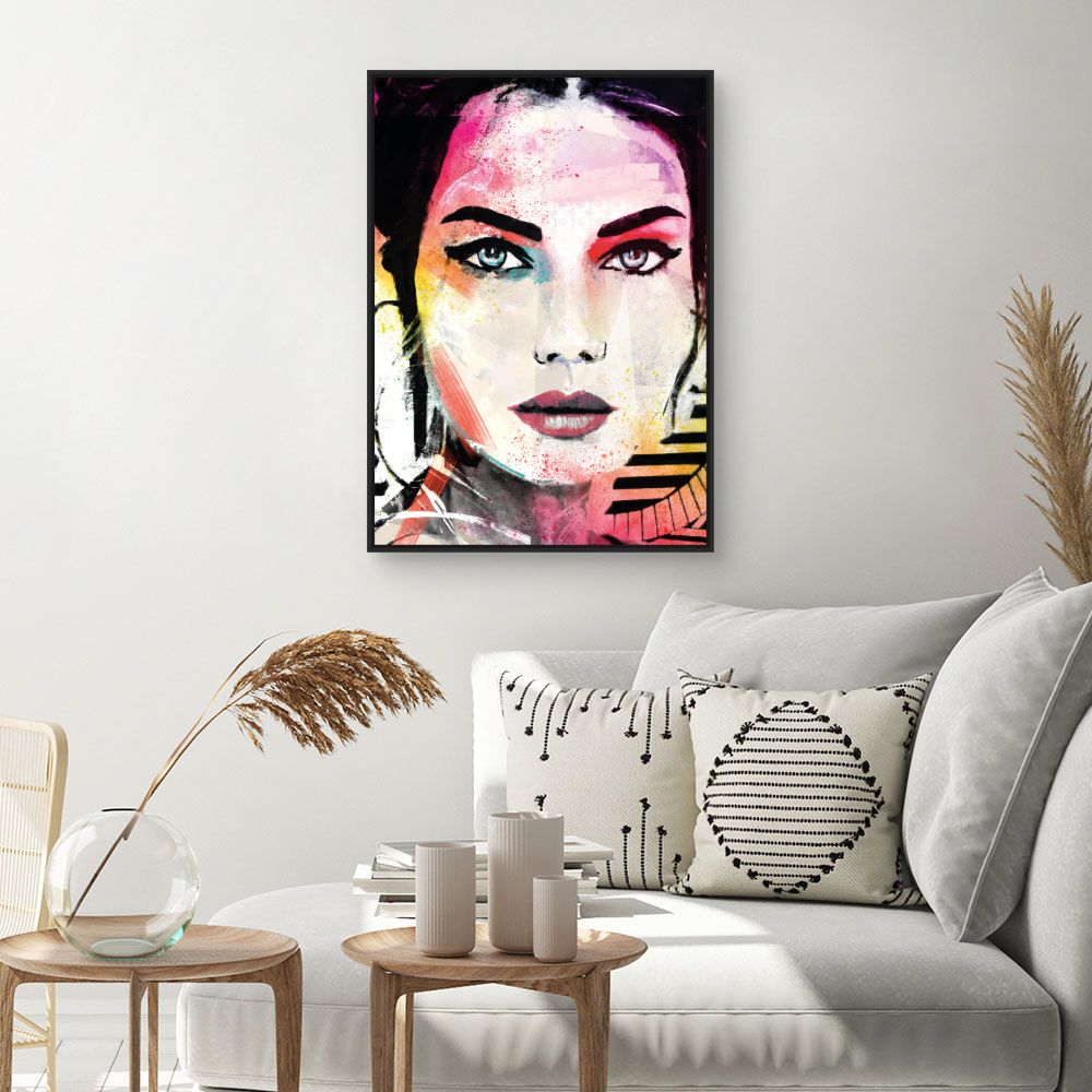 Tableau Portrait éclatant