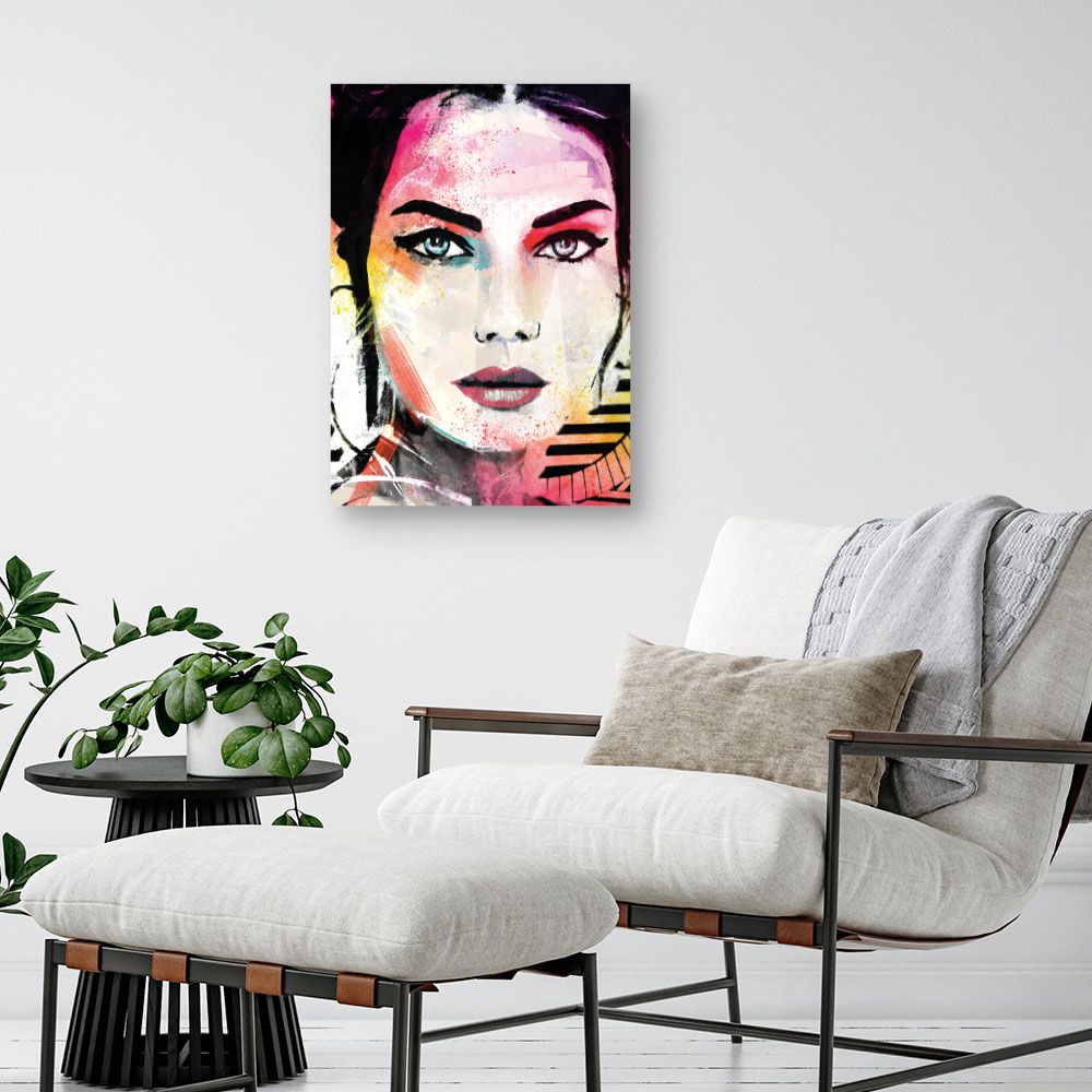 Tableau Portrait éclatant