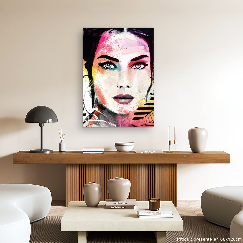 Tableau Portrait éclatant