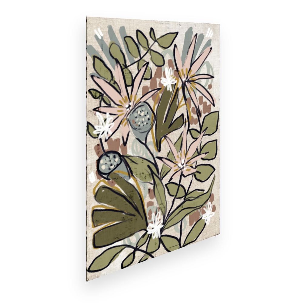 Affiche Fleurs colorées
