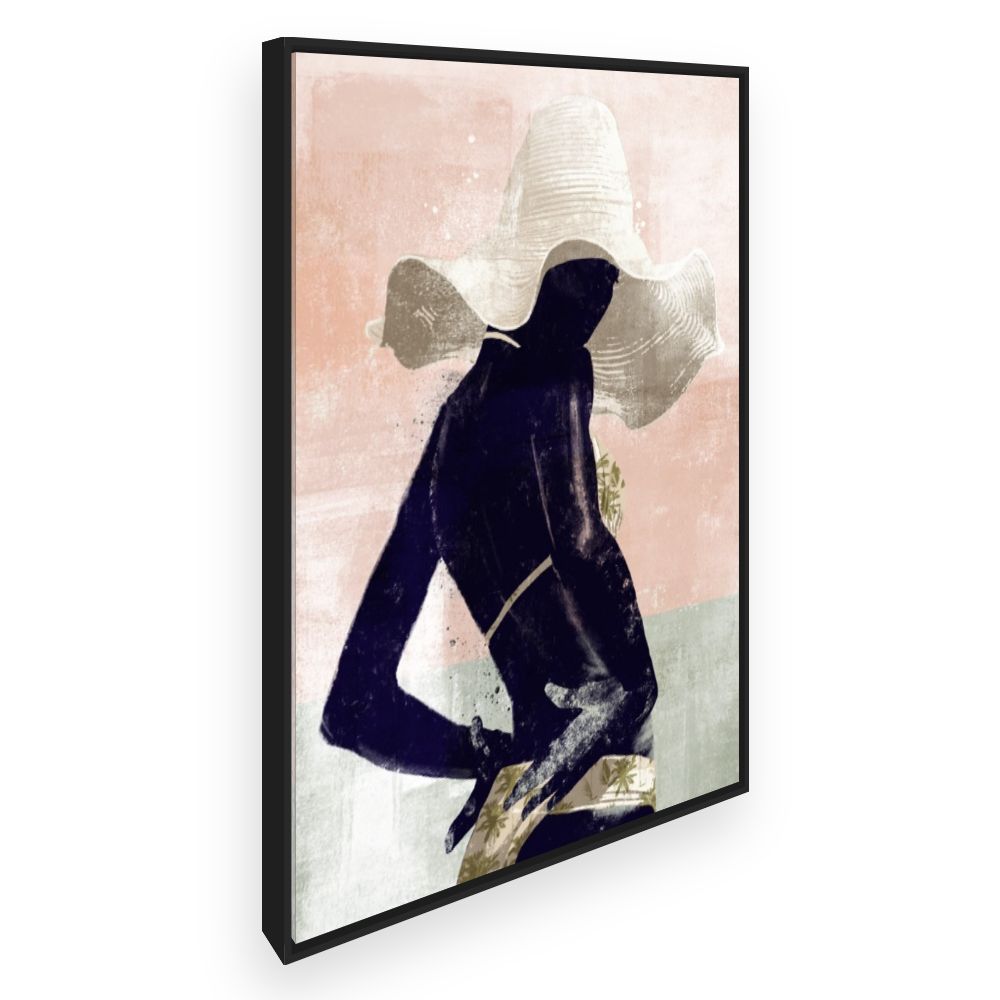 Toile Femme élégante silhouette