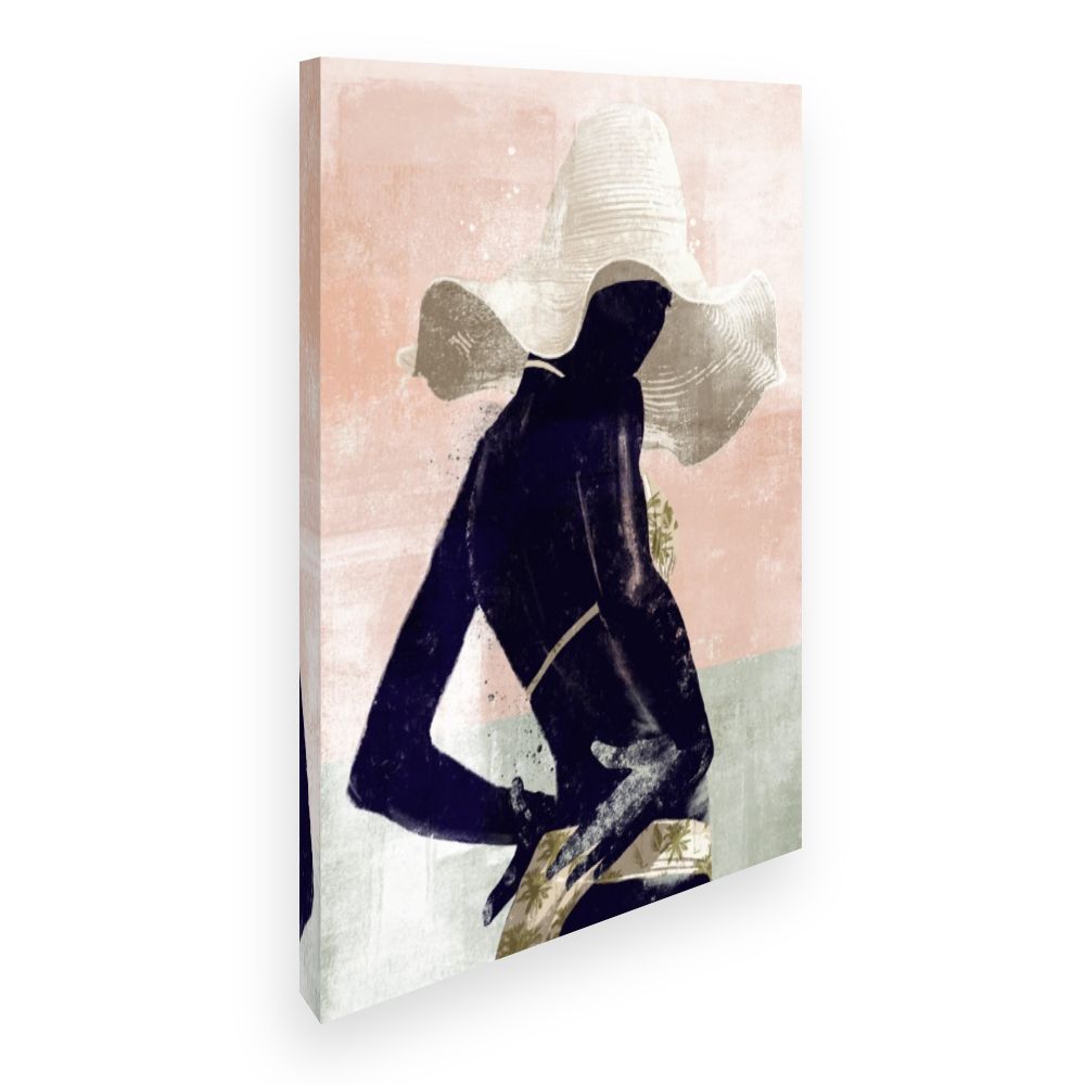 Toile Femme élégante silhouette