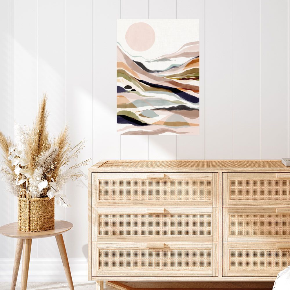 Affiche Paysage abstrait serein