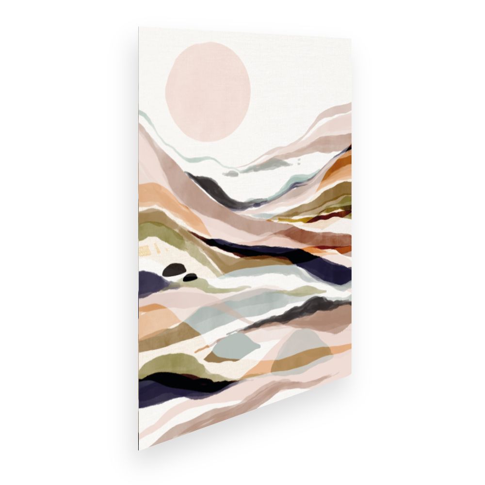 Affiche Paysage abstrait serein