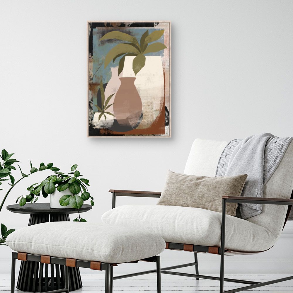 Tableau Vases feuillus