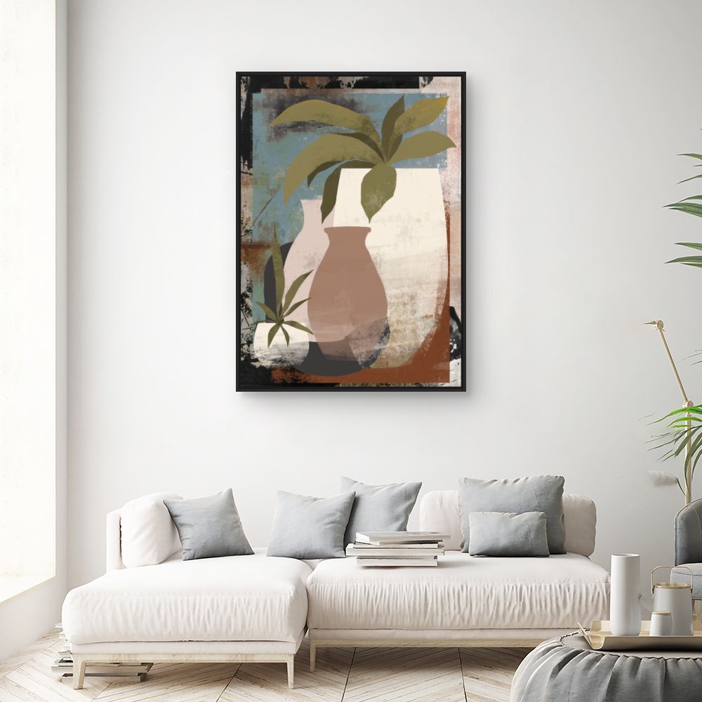 Tableau Vases feuillus