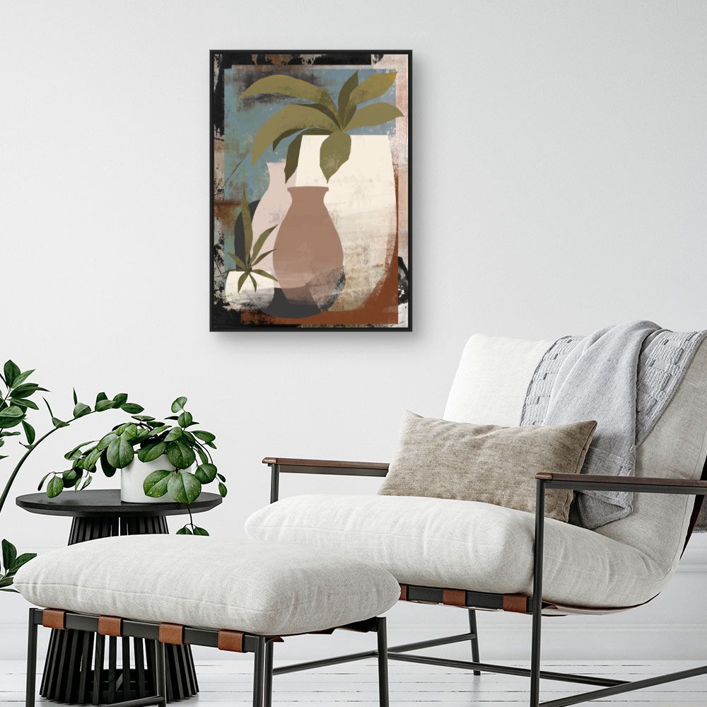 Tableau Vases feuillus