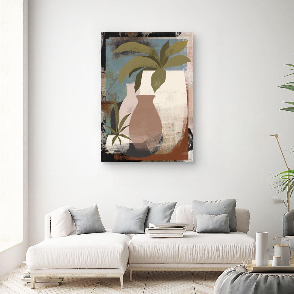 Tableau Vases feuillus