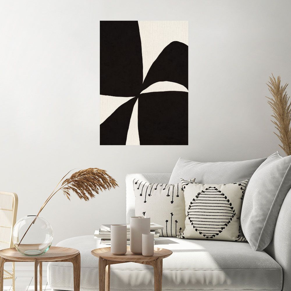 Affiche Contrastes abstraits