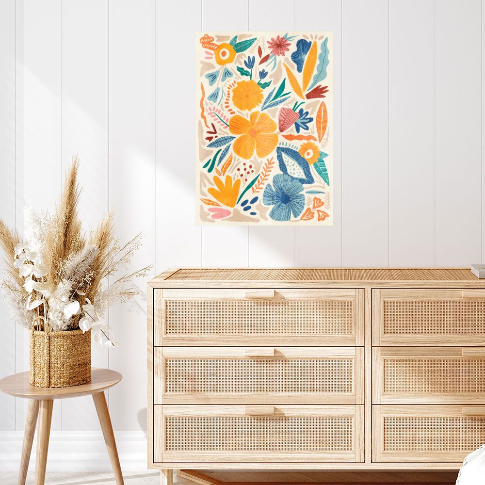 Affiche Fleurs éclatantes