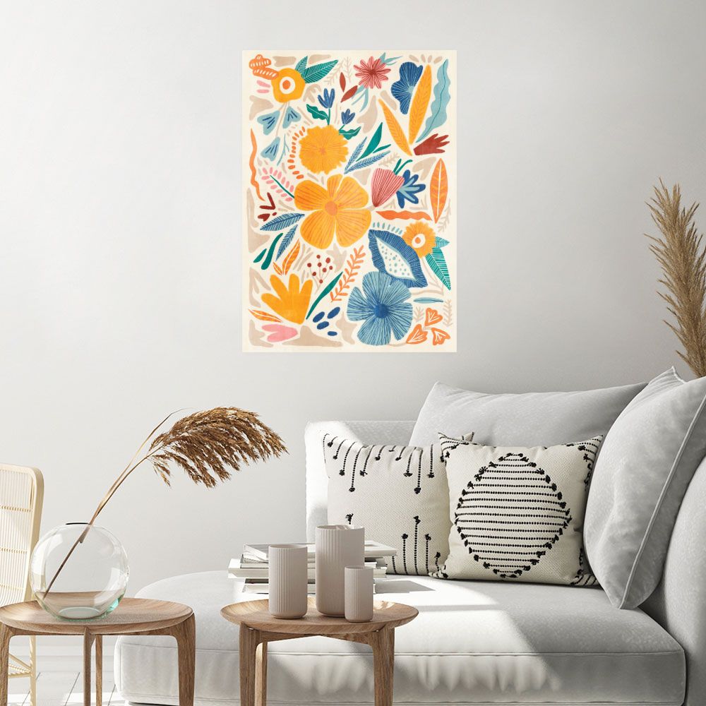 Affiche Fleurs éclatantes