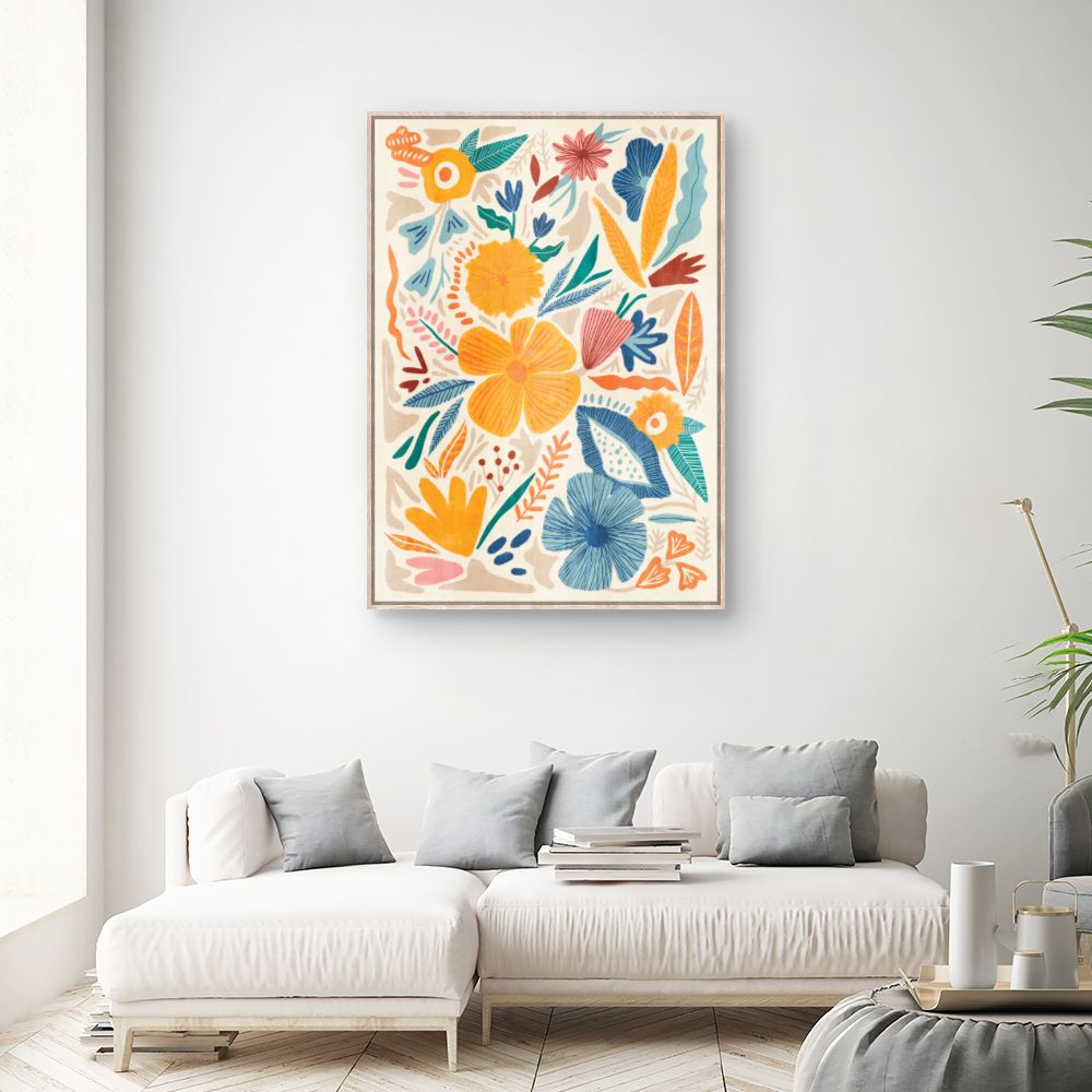 Tableau Fleurs joyeuses