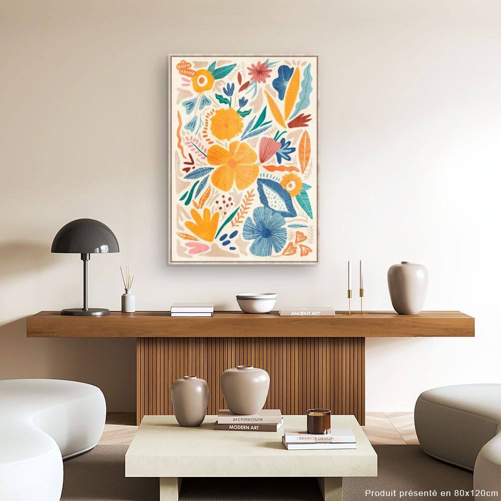 Tableau Fleurs joyeuses