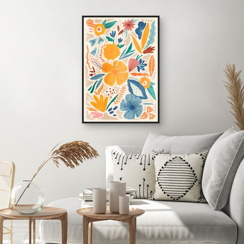 Tableau Fleurs joyeuses