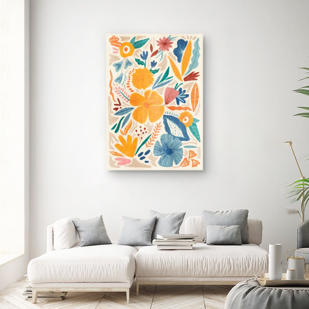 Tableau Fleurs joyeuses