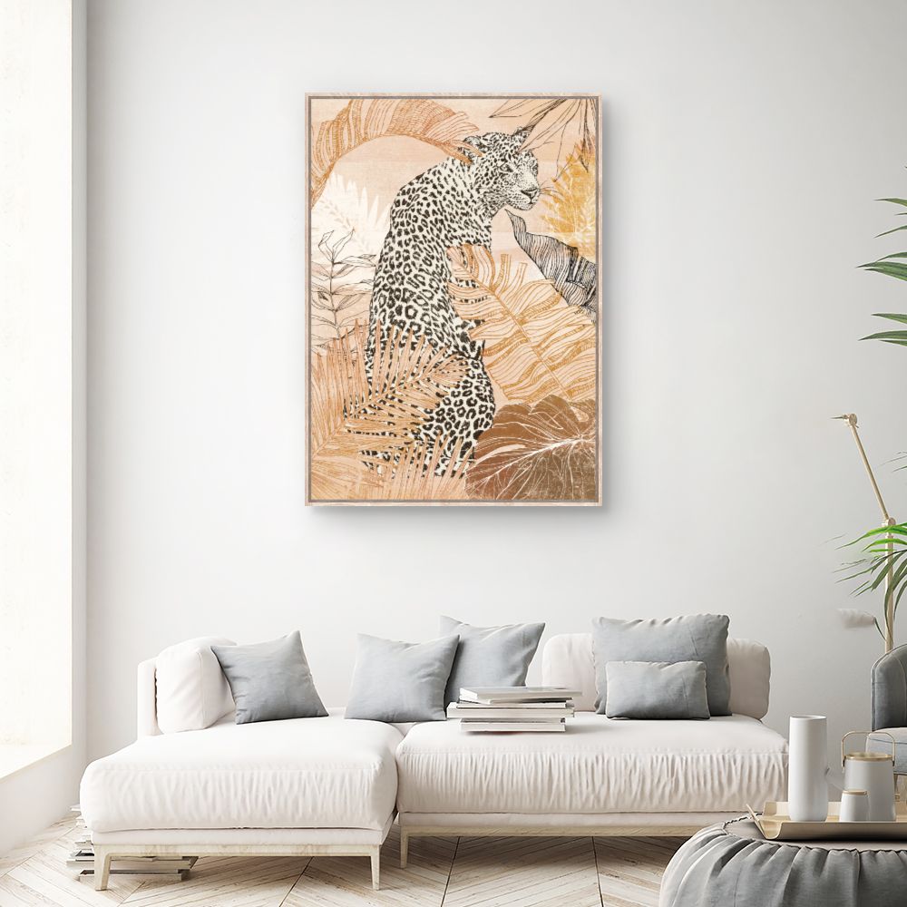 Tableau Léopard exotique