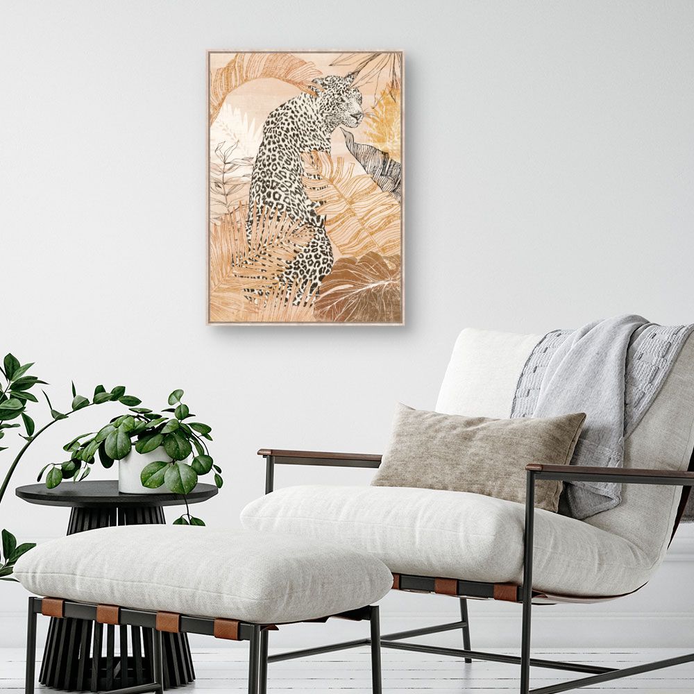 Tableau Léopard exotique