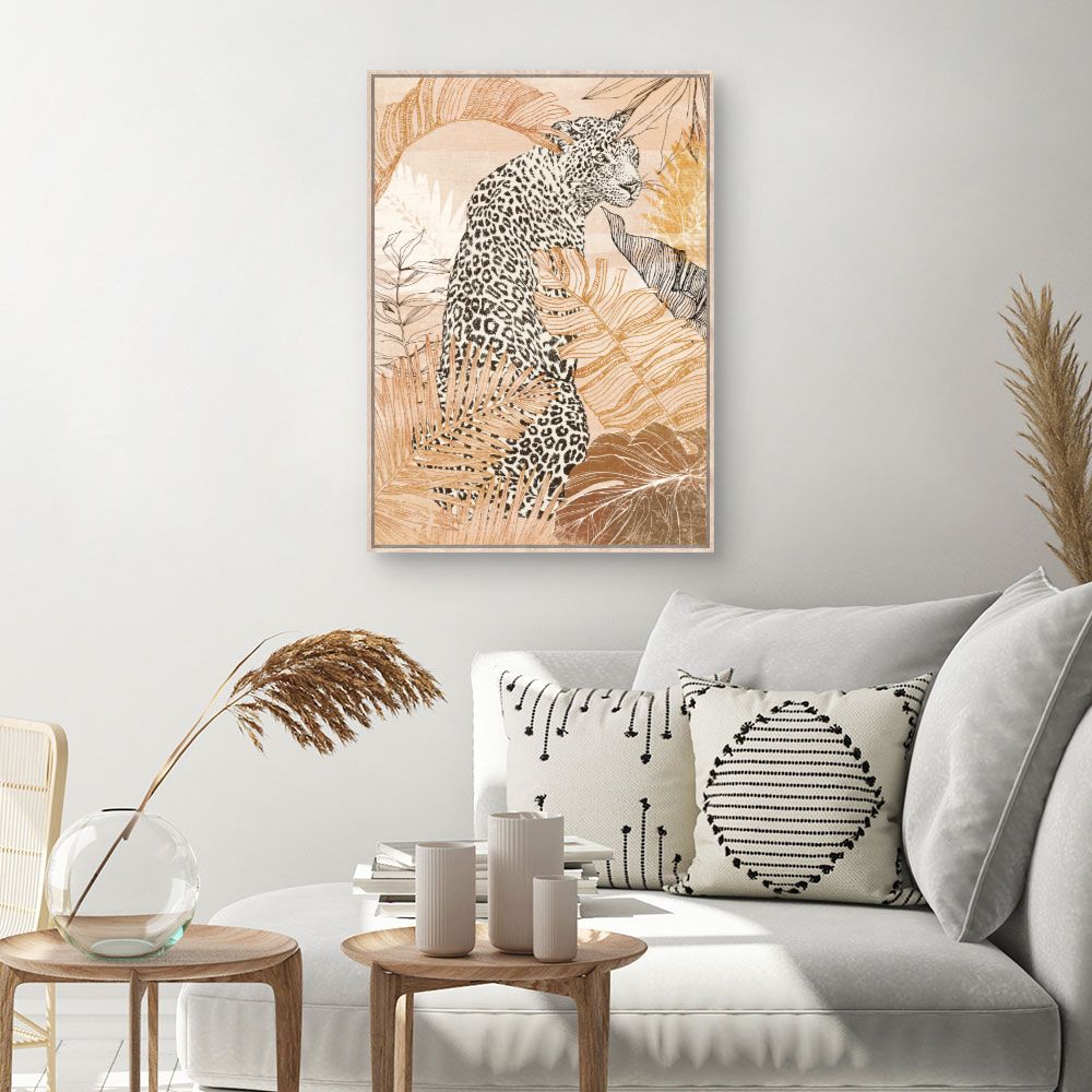 Tableau Léopard exotique