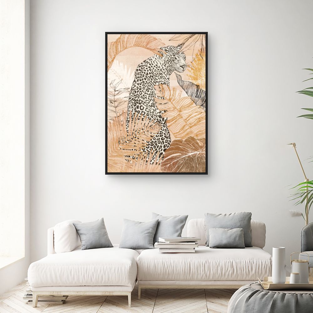 Tableau Léopard exotique