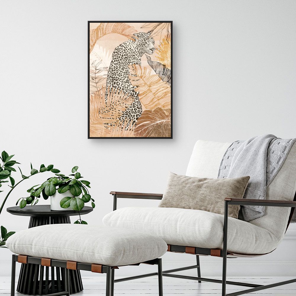 Tableau Léopard exotique