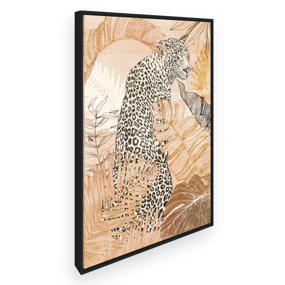 Toile Léopard exotique