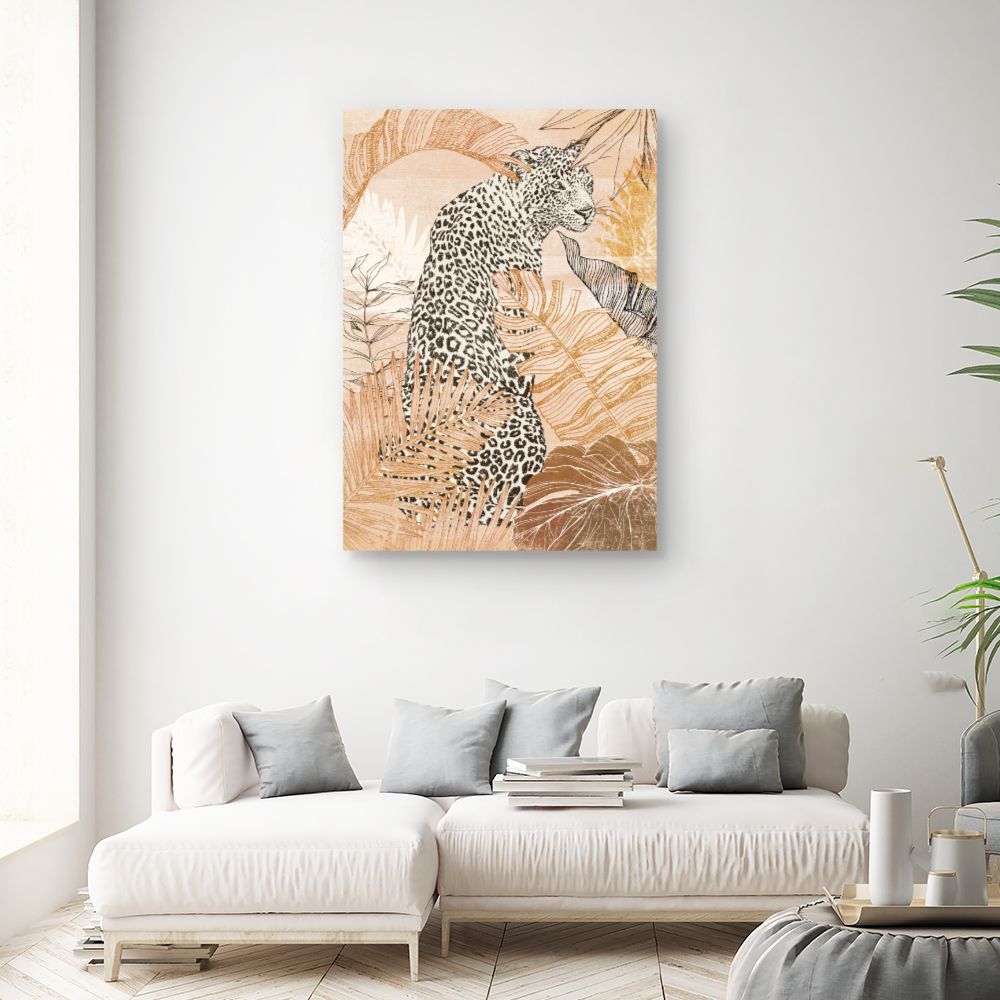 Tableau Léopard exotique
