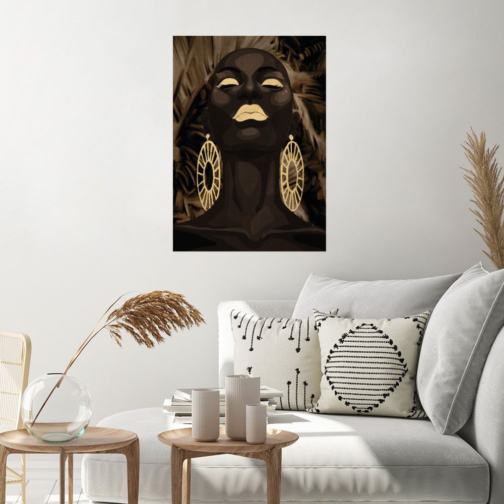 Affiche Élégance dorée