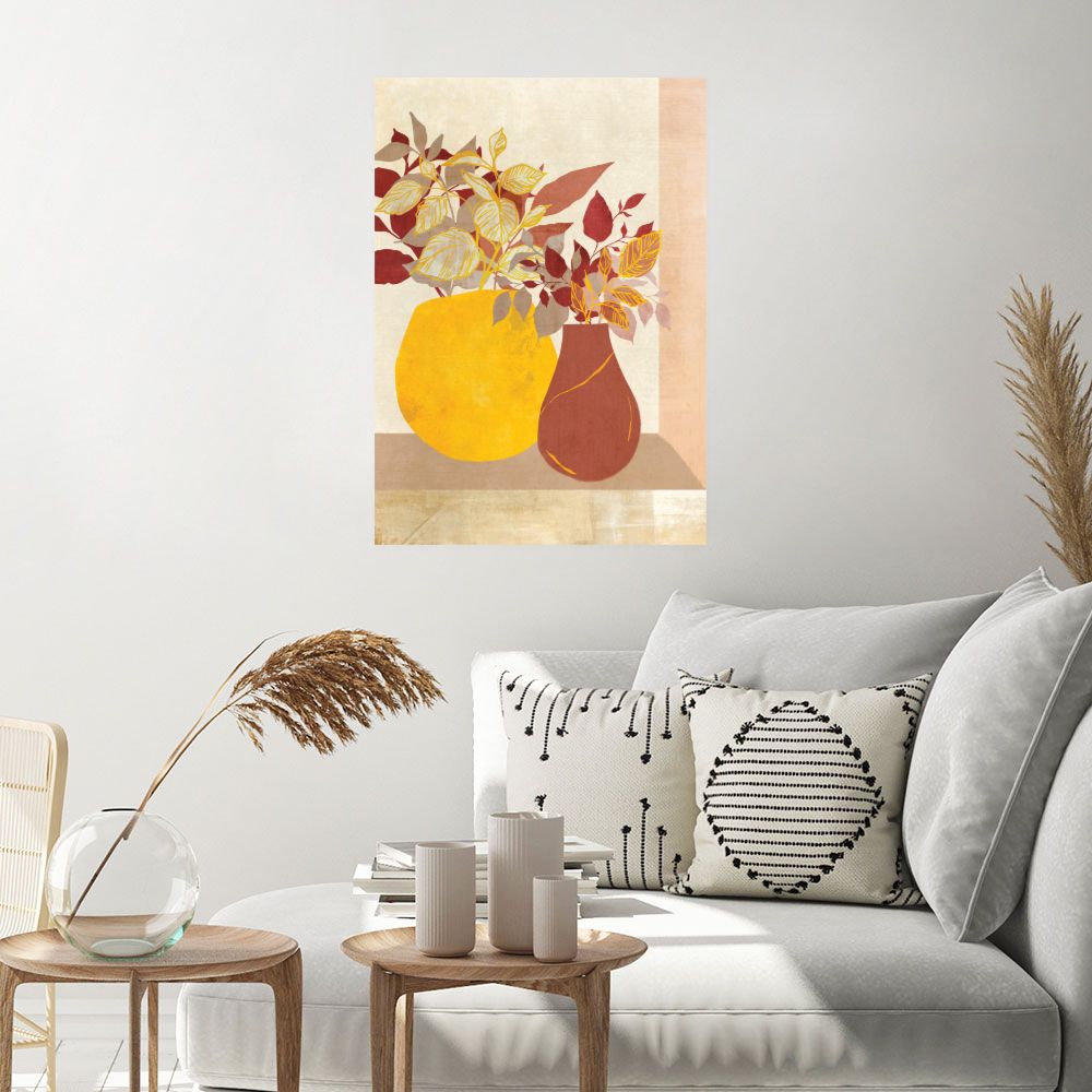 Affiche Vases botaniques élégants