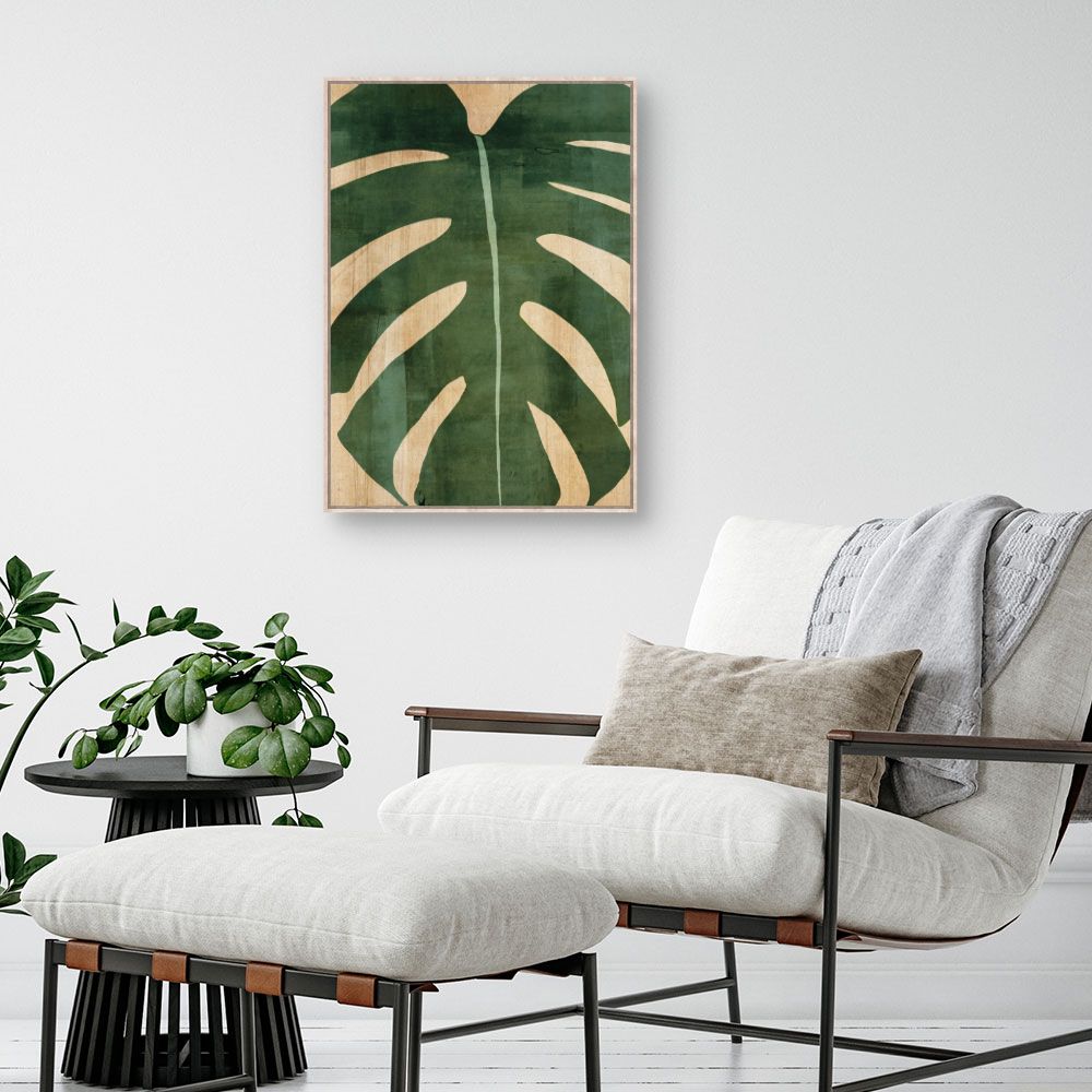 Tableau Feuille tropicale élégante