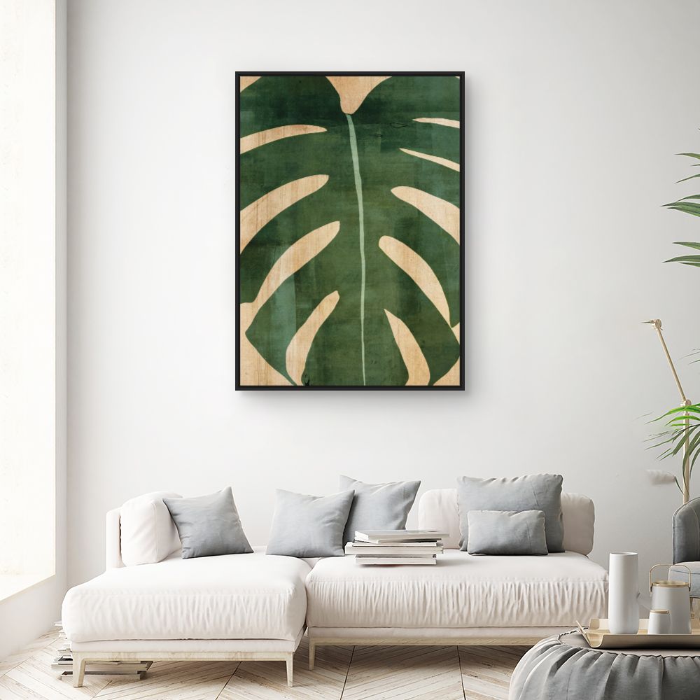 Tableau Feuille tropicale élégante