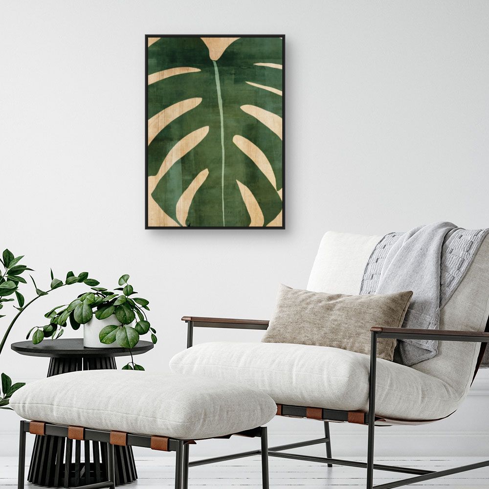 Tableau Feuille tropicale élégante