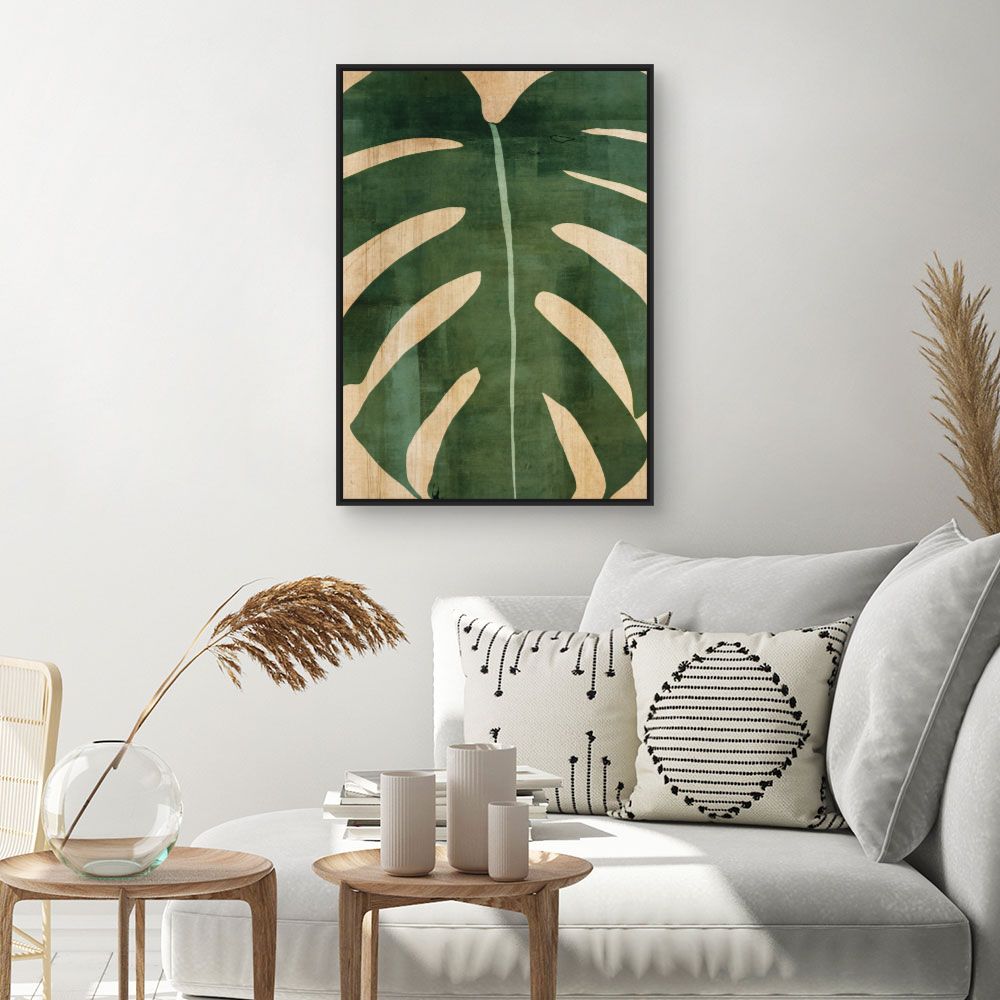 Tableau Feuille tropicale élégante