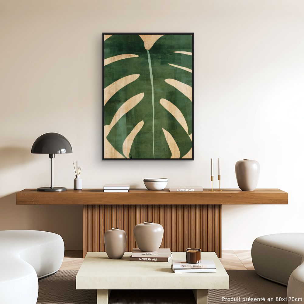 Tableau Feuille tropicale élégante