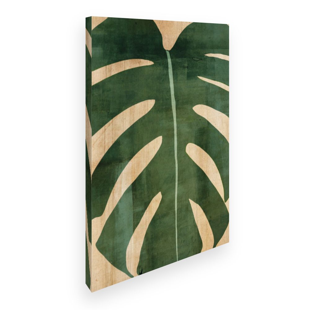 Toile Feuille tropicale élégante