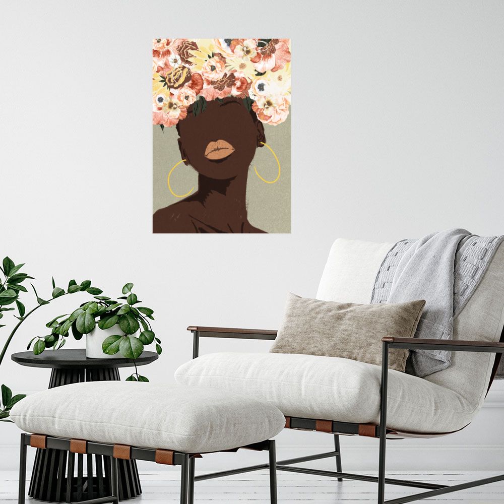 Affiche Féminité florale
