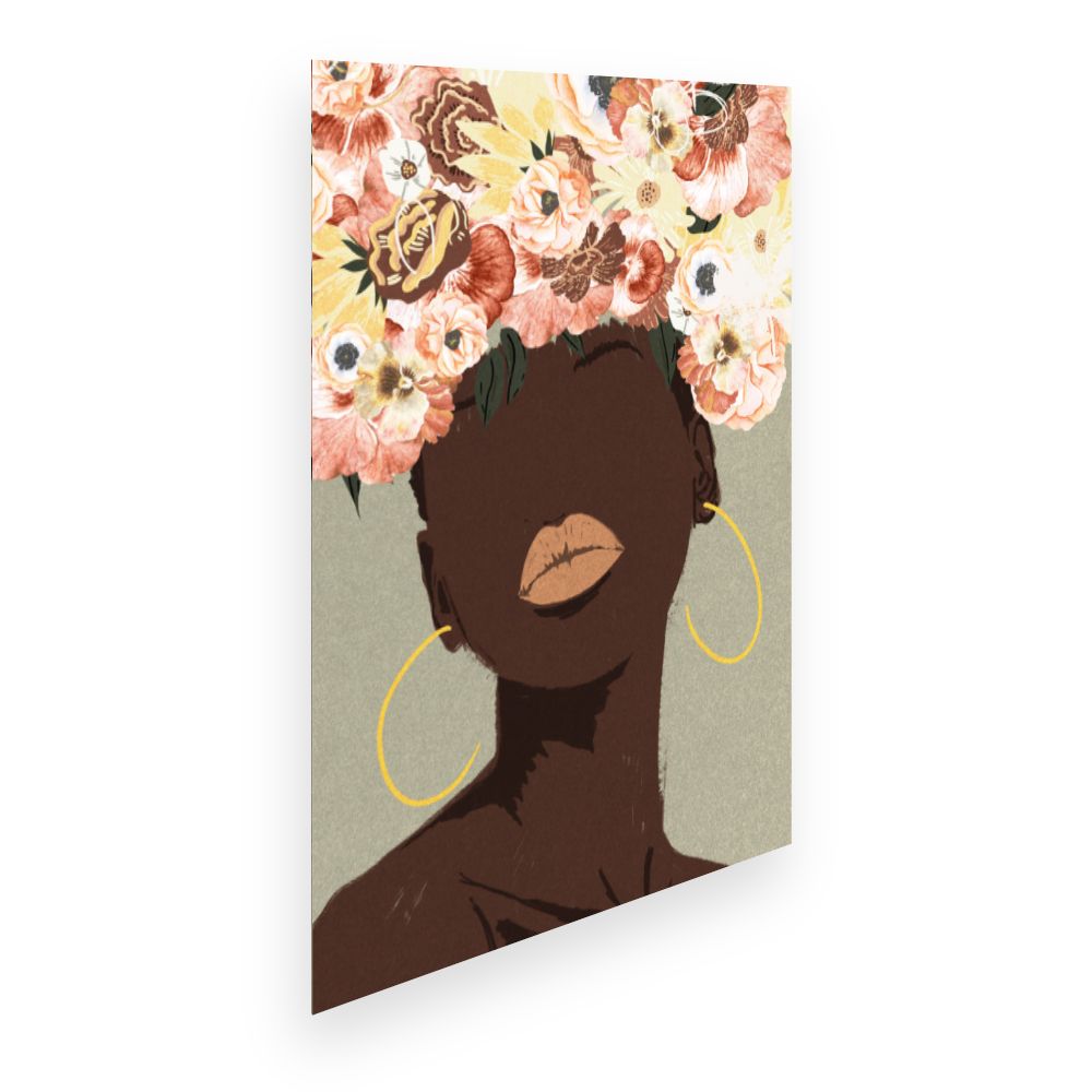 Affiche Féminité florale