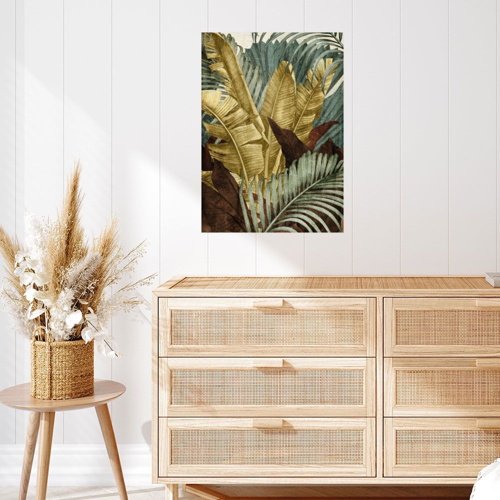 Affiche Feuillage exotique élégant