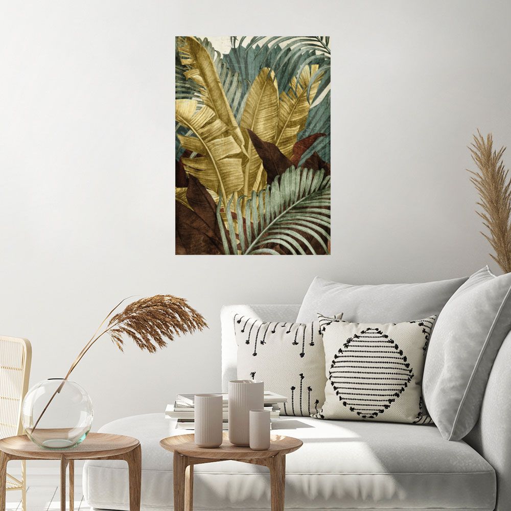 Affiche Feuillage exotique élégant