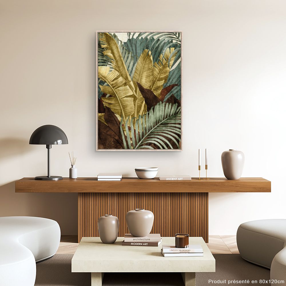 Tableau Feuillage exotique