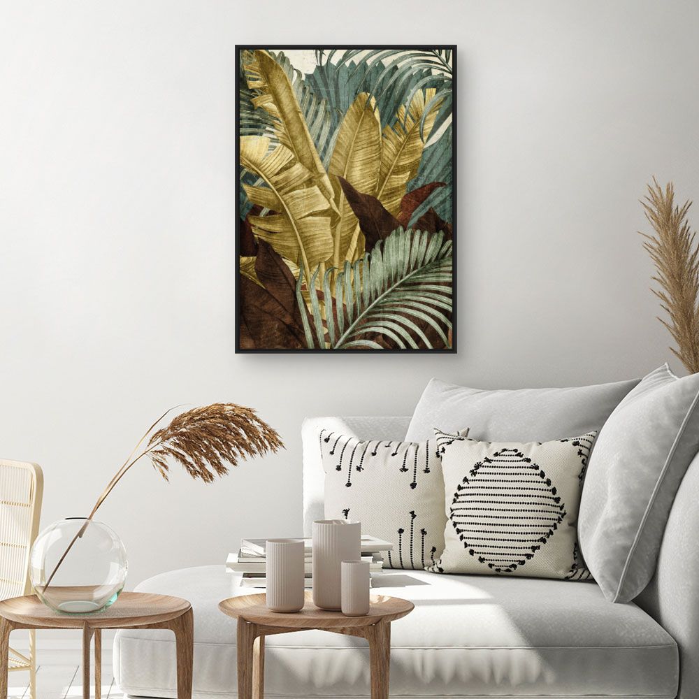 Tableau Feuillage exotique