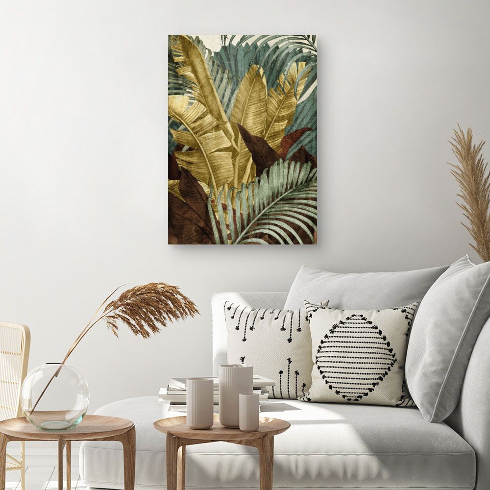 Tableau Feuillage exotique