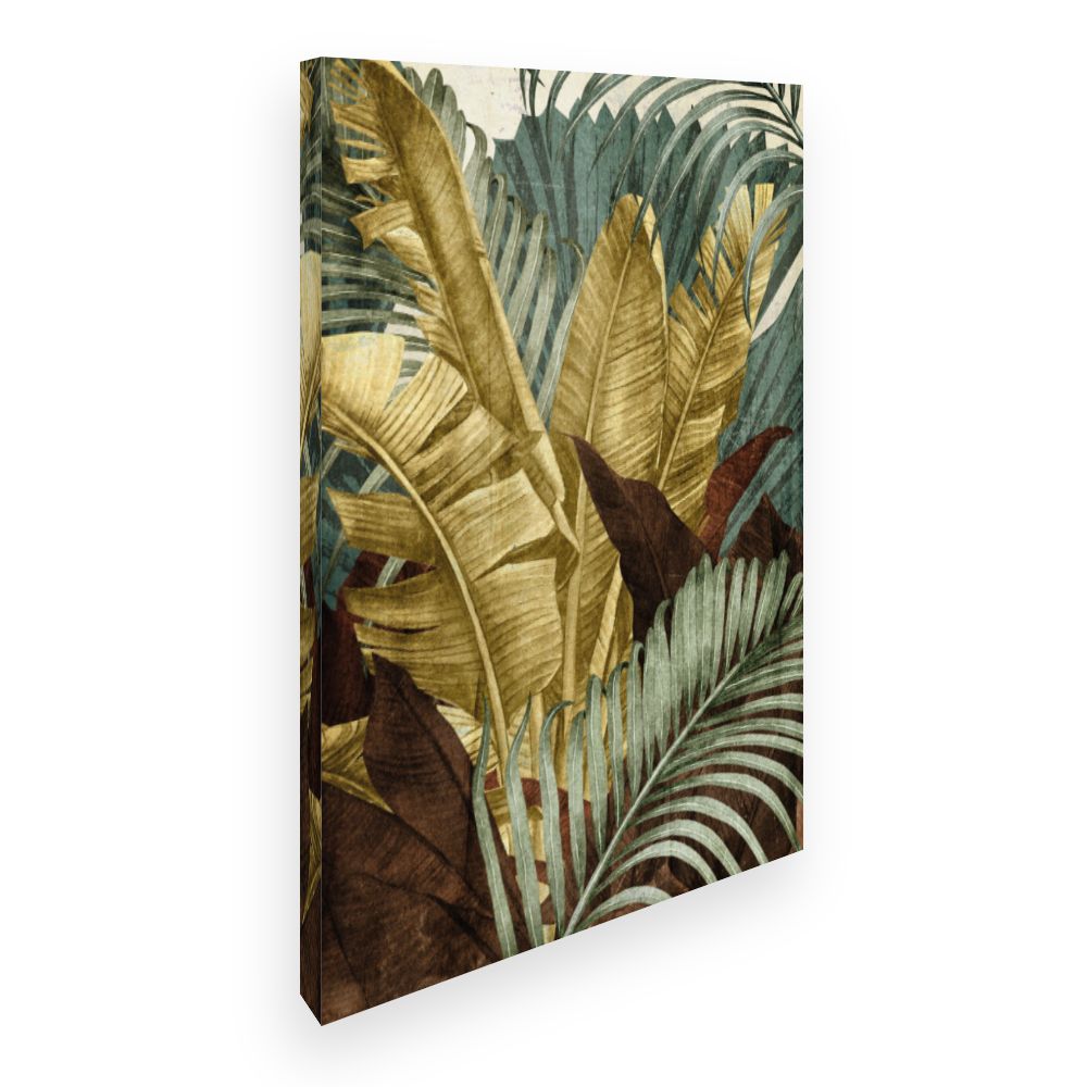 Toile Feuillage exotique