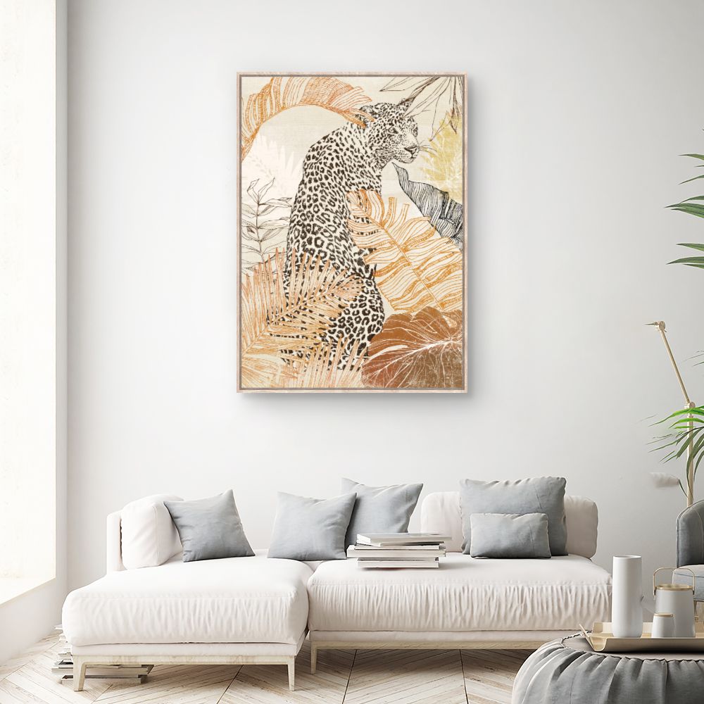 Tableau Léopard exotique