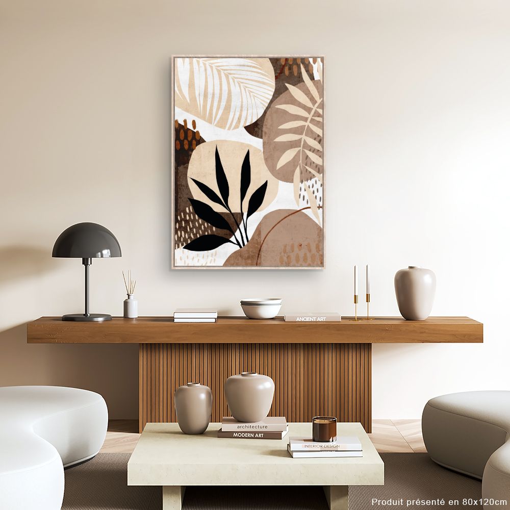 Tableau Feuilles abstraites