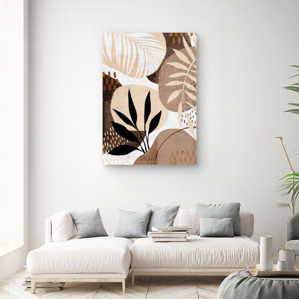 Tableau Feuilles abstraites