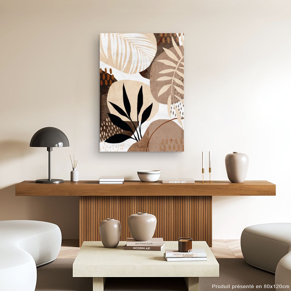 Tableau Feuilles abstraites