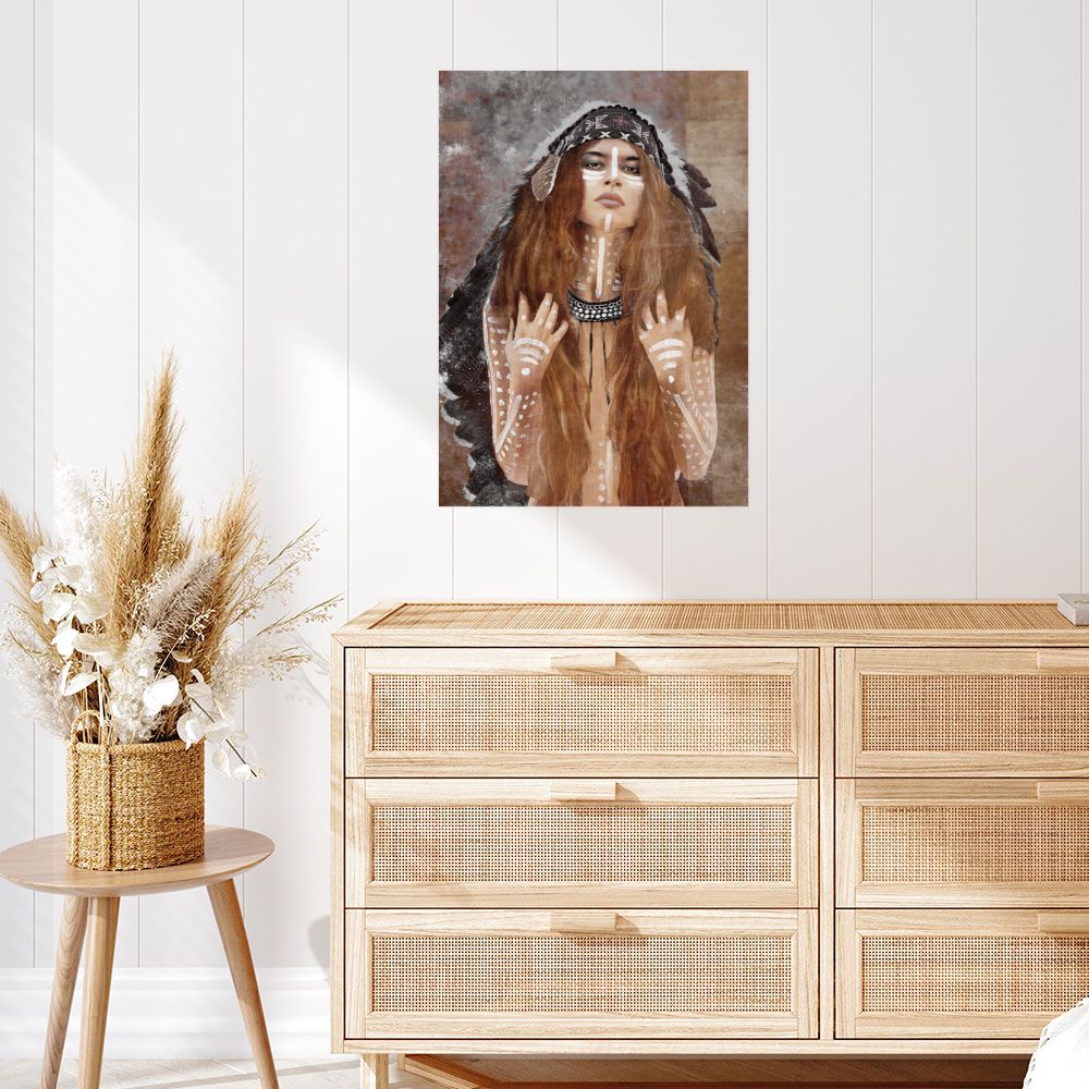 Affiche Portrait tribal