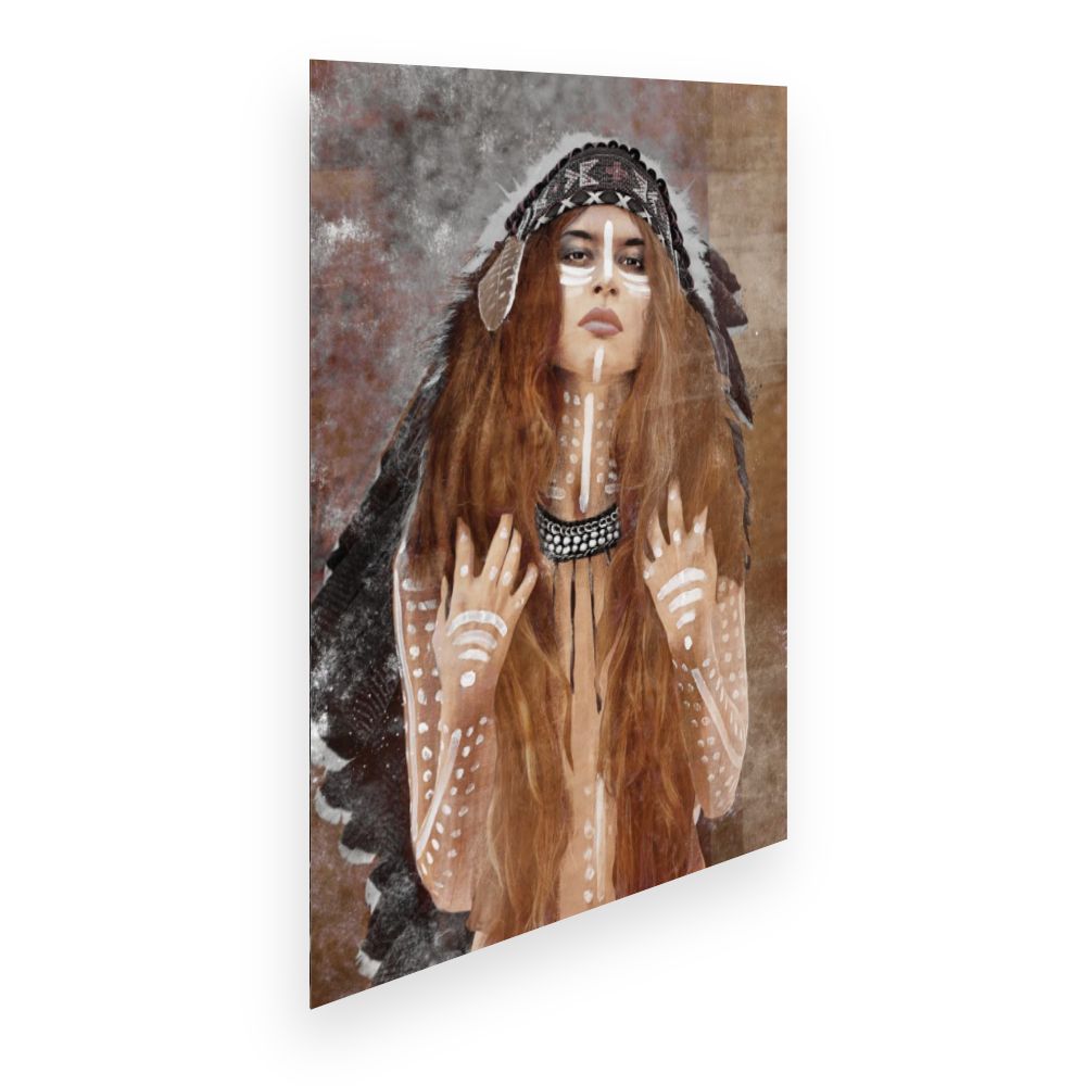 Affiche Portrait tribal