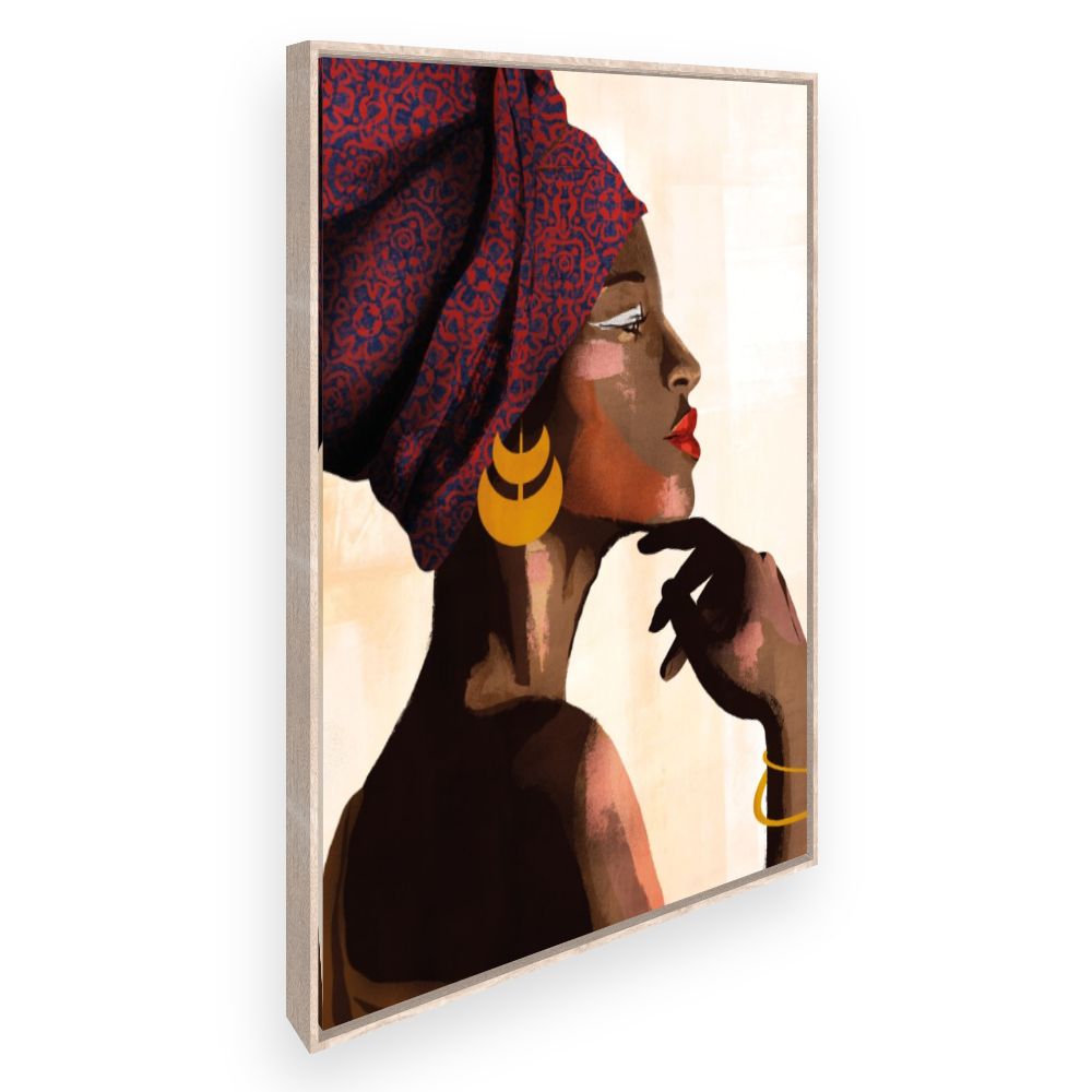 Toile Élégance africaine